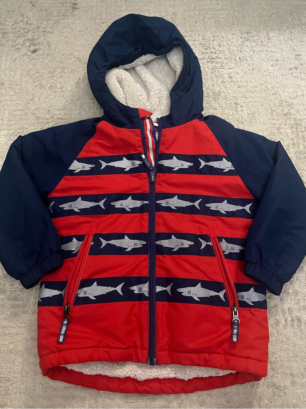 Mini Boden Sherpa lined Coat